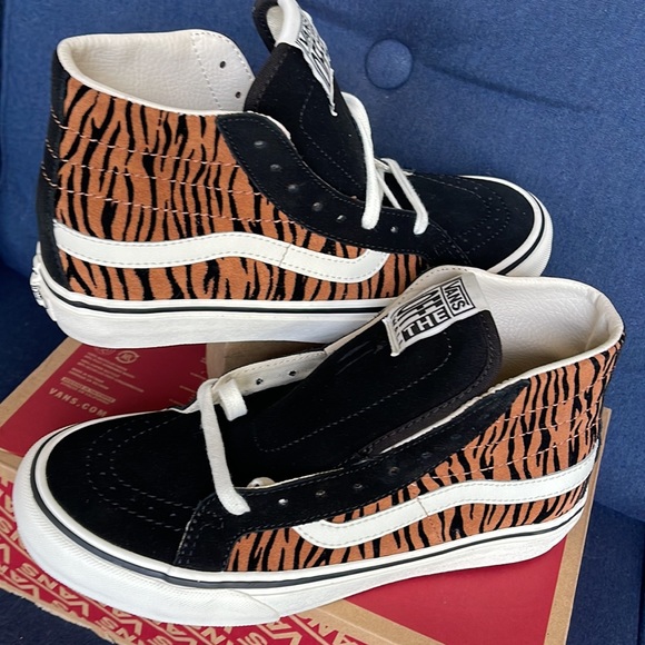 Vans Sk8-Hi 38 Decon S Animal Stripes Black Marshmallow Men’s - Picture 11 of 16